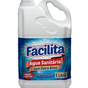 Agua Sanitária Com Cloro Ativo 5L Facilita Audax